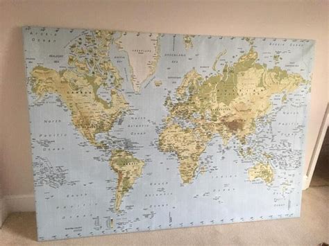 Ikea World Map Canvas Print